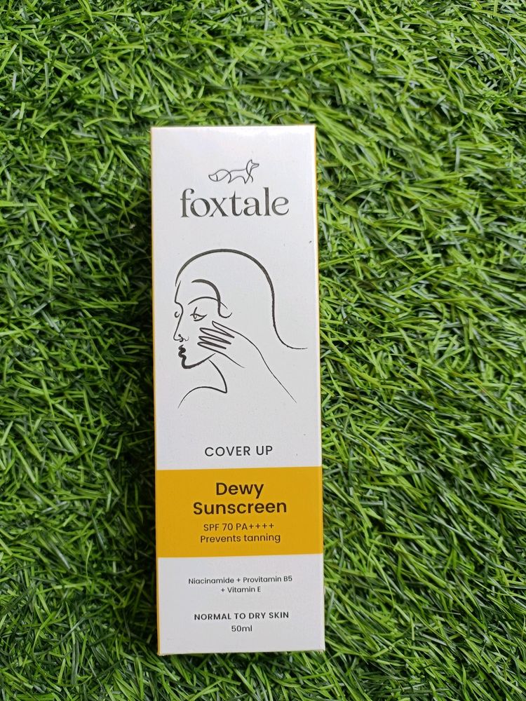 Spf 70 Dewy Foxtale Sunscreen- Sealed Pack