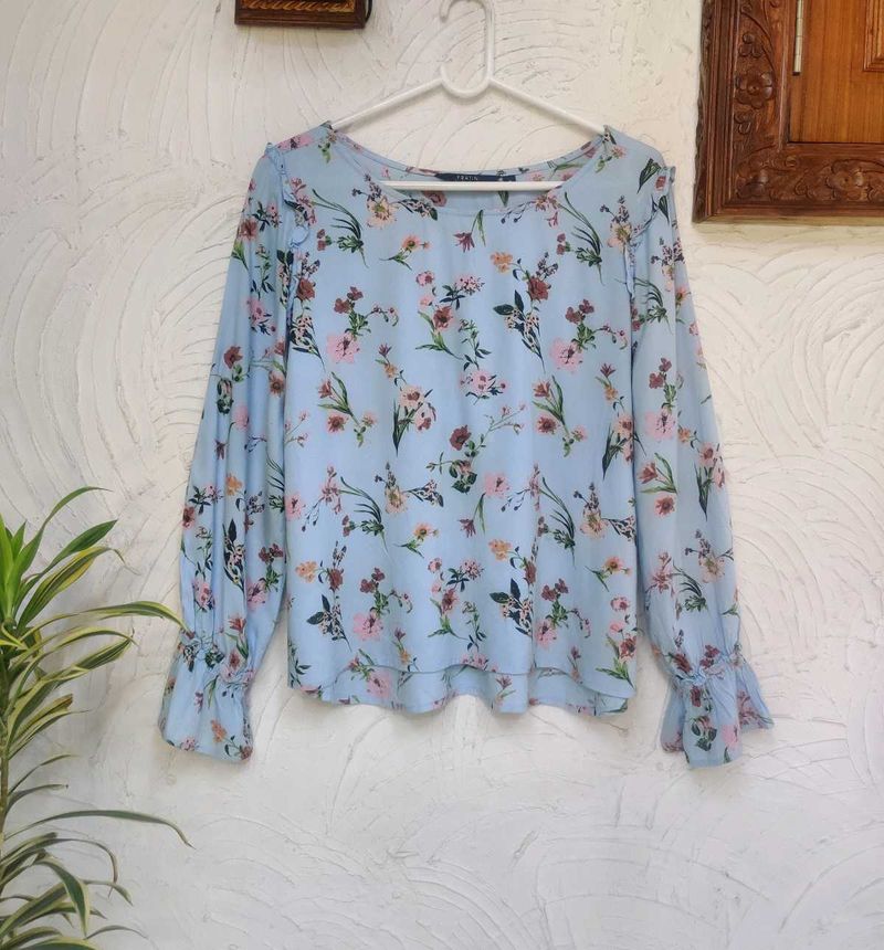 Powder Blue colour Beautiful Top