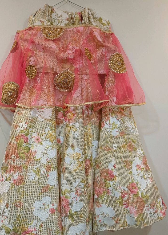 Designer Lehenga Choli With Classy Cape