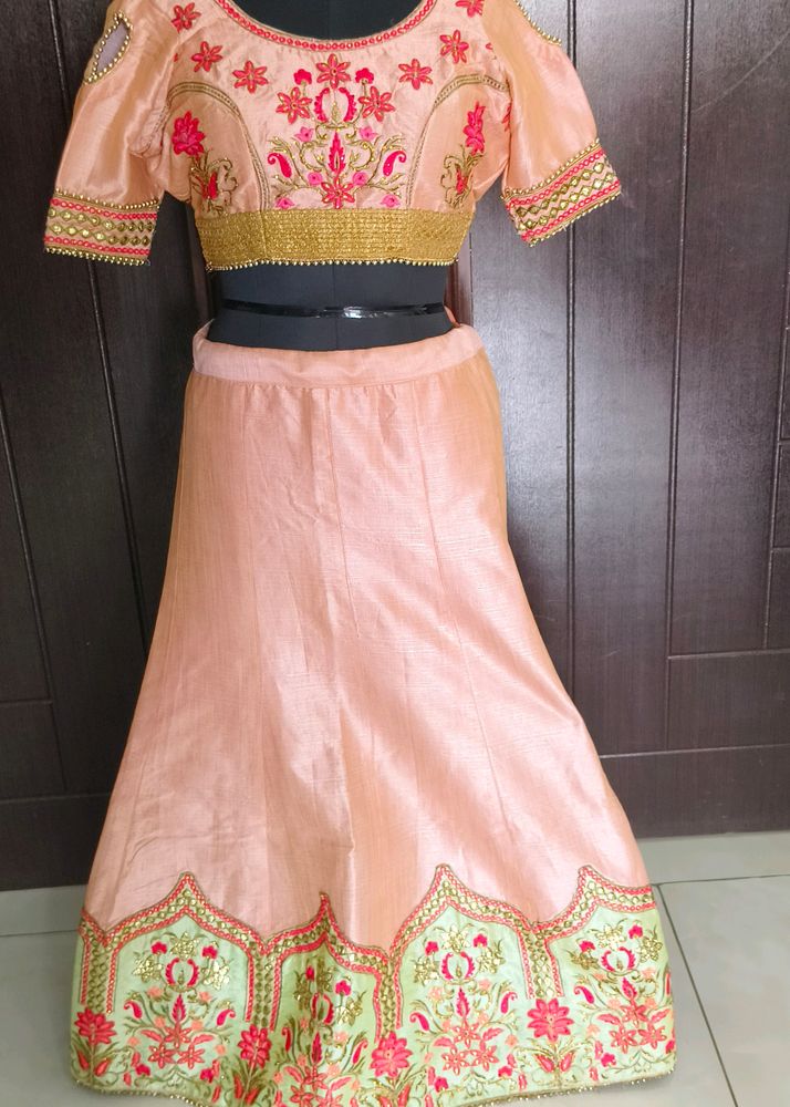 Lehnga Choli New Fully Stitched With Beautiful Dup