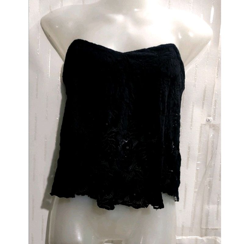 Black Crop Top From Womens. Length/15