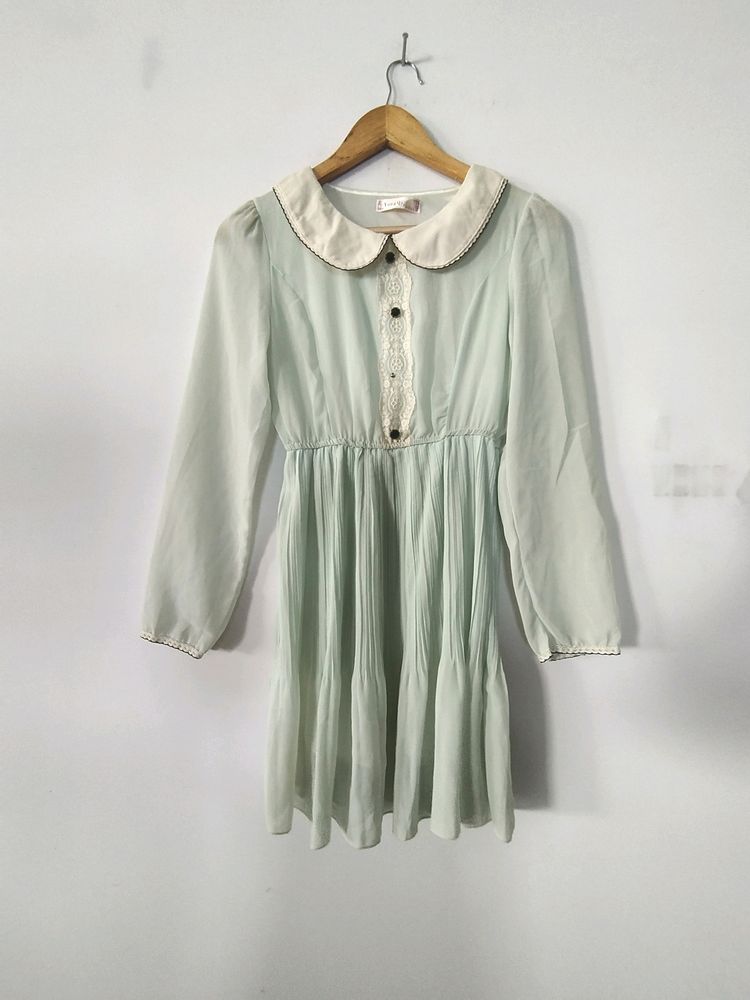 Mint Korean Dress (Women's)