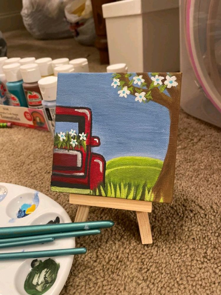 Mini Canvas Painting 21