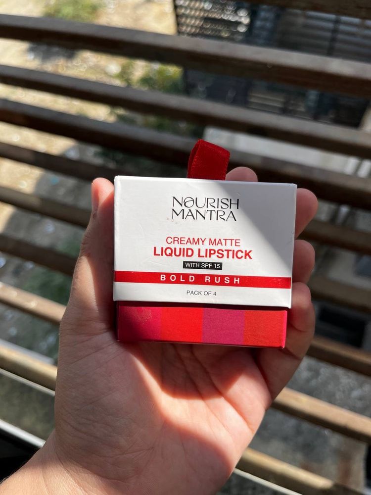 Nourish Mantra’s Bold Rush Creamy Matte Liquid Lip