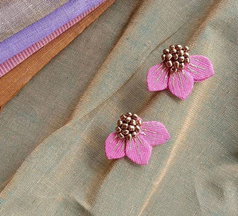 Fabric Earring No 34