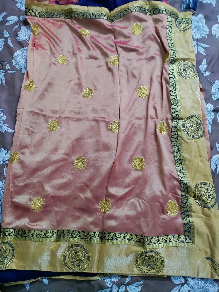 New Saree With Blouse Piece