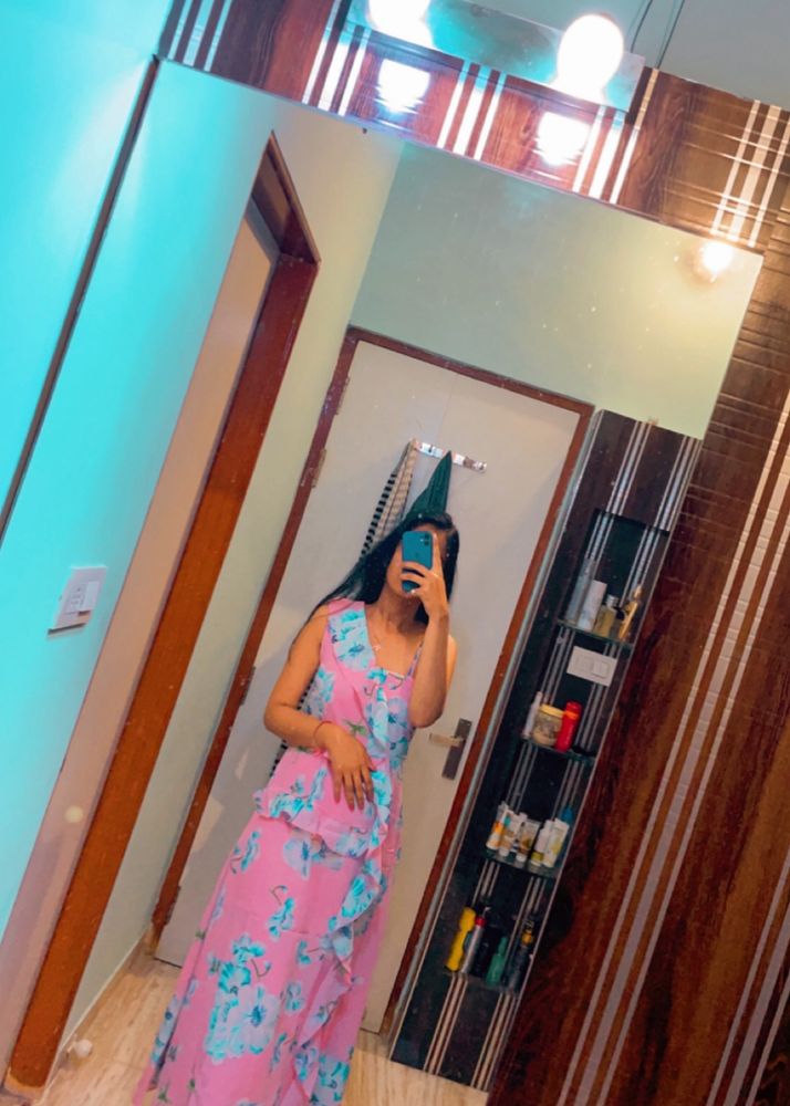 Pink Floral Dress