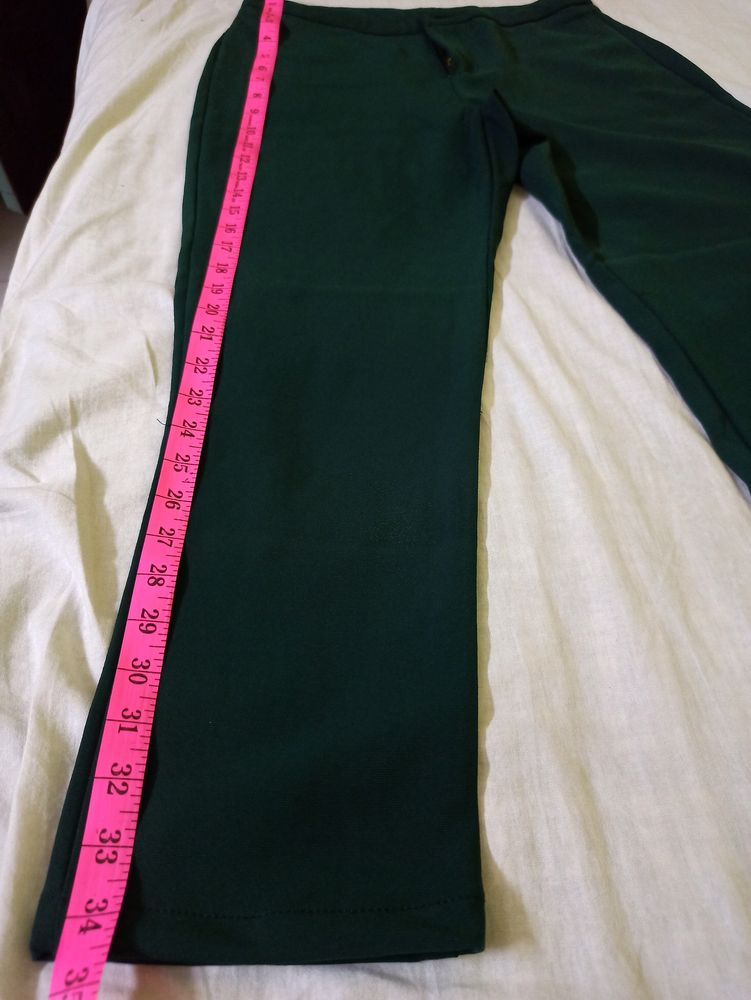 Green Formal Pant For Women