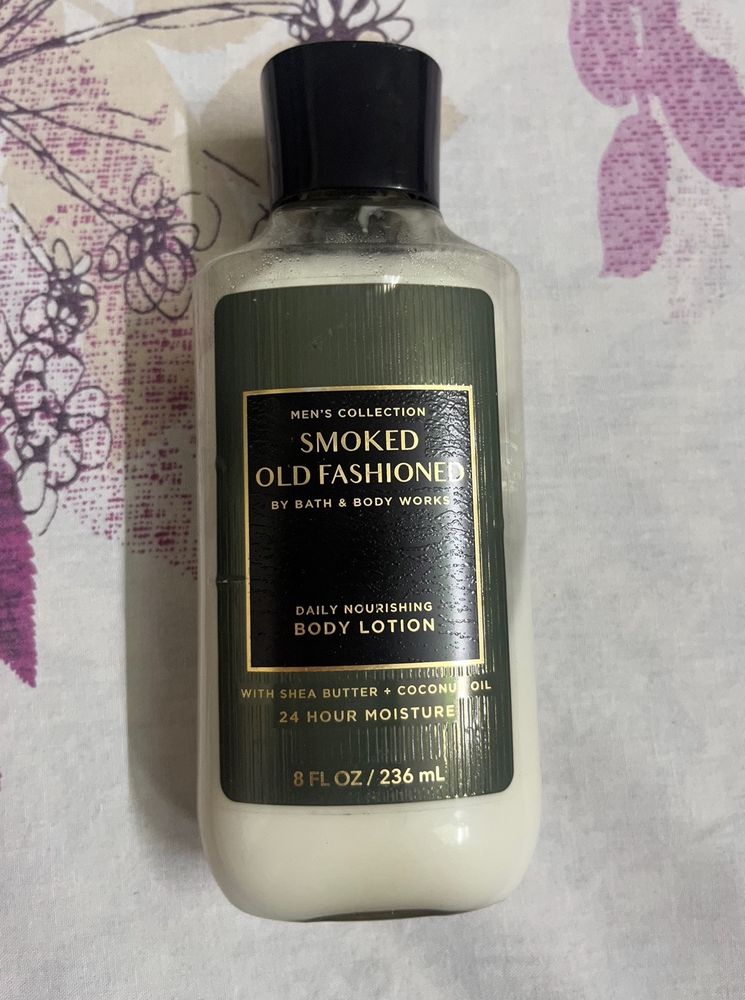bath and body works smoked old fashioned lotion
