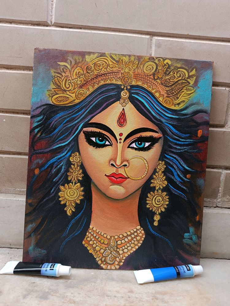 Durga Ma Canvas Painting