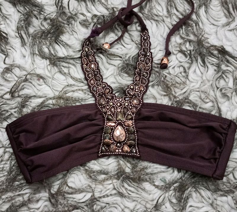 Brown Boho Hnm Bralette