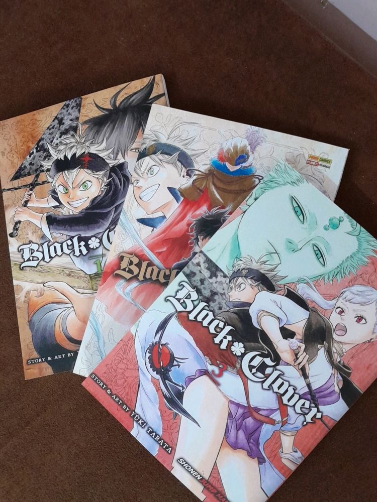 BLACK CLOVER VOL 1 + 2 + 3🦋