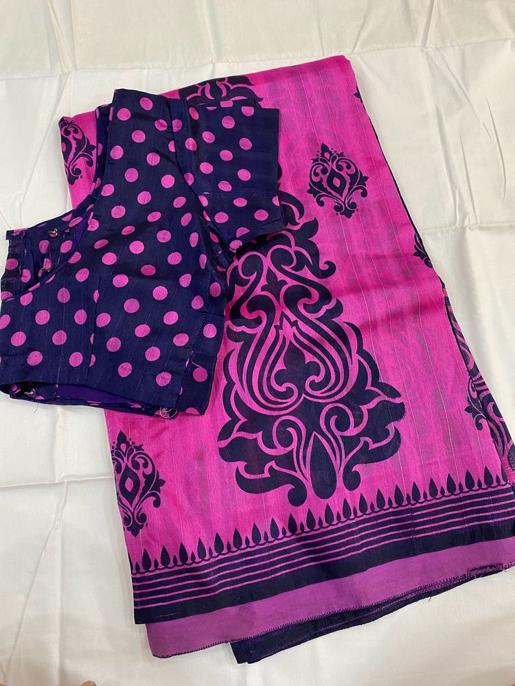 Purple Saree