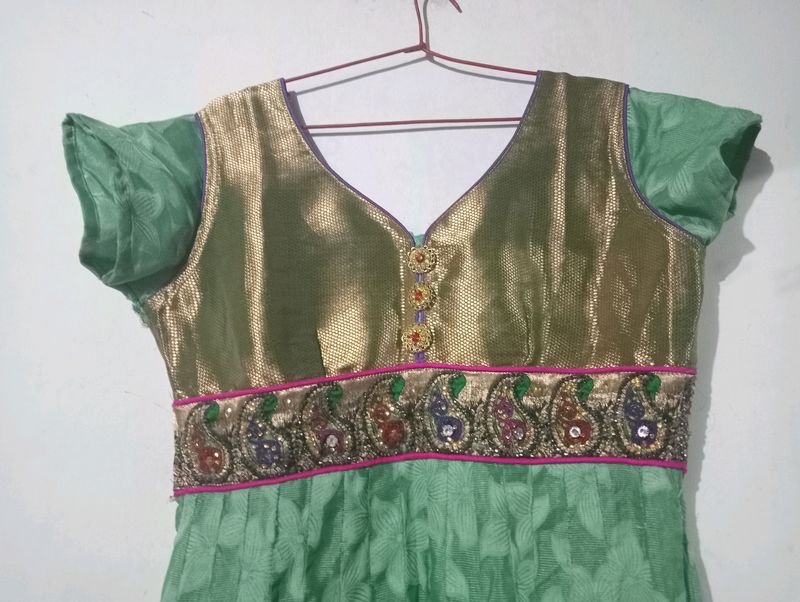 GREEN ANARKALI