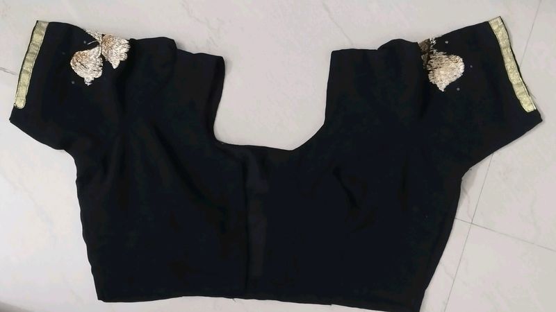 U Shaped Back Neck Blouse