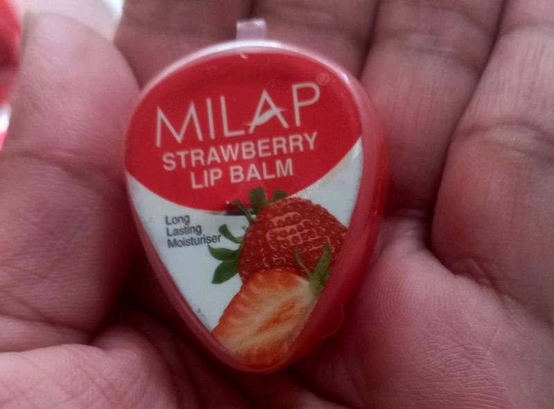 Milap Strawberry Lip Blam Pack Of 12