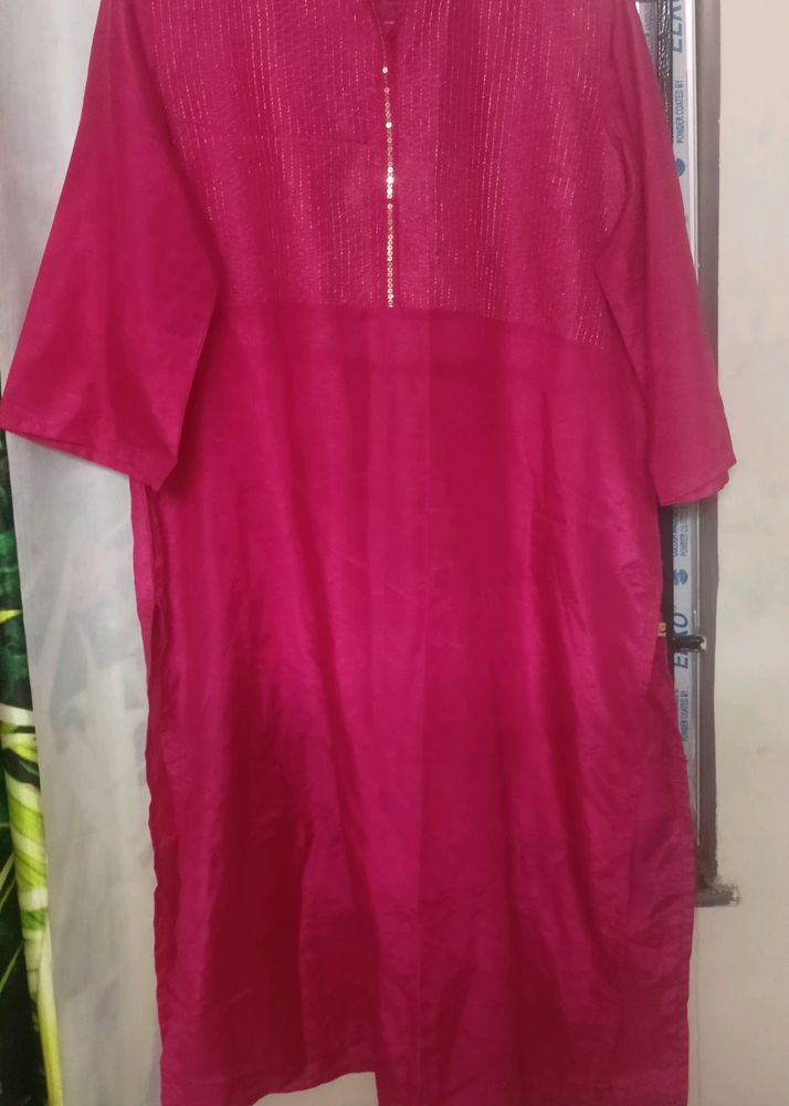 Aurelia Pink Kurta Size- XXL