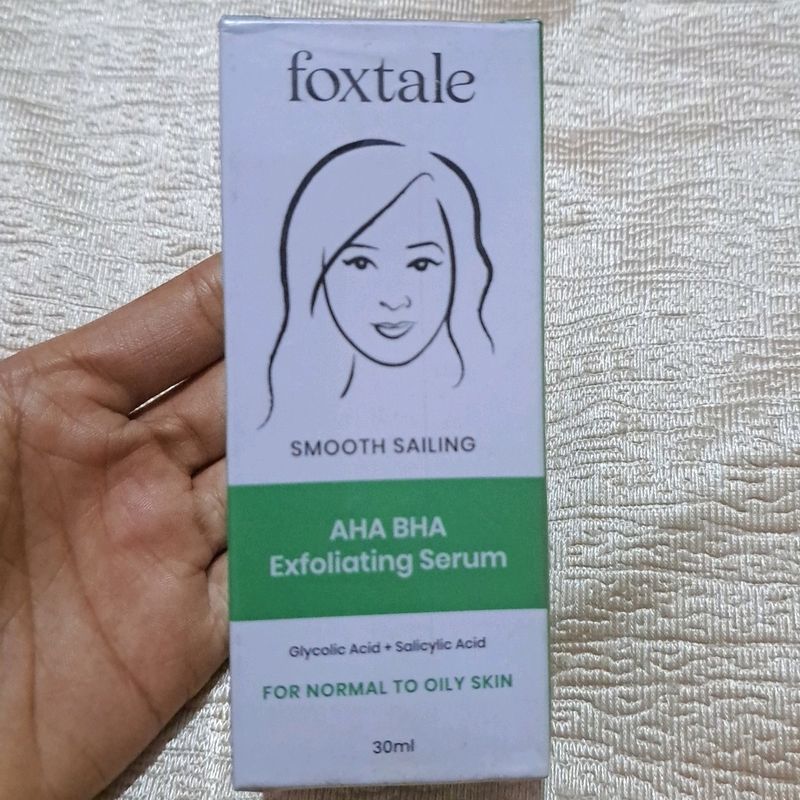 Foxtale AHA BHA Exfoliating Face Serum