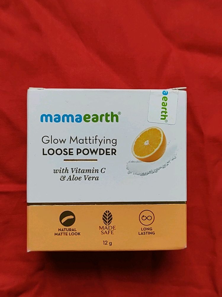 Mamaearth Glow Mattifying Loose Powder