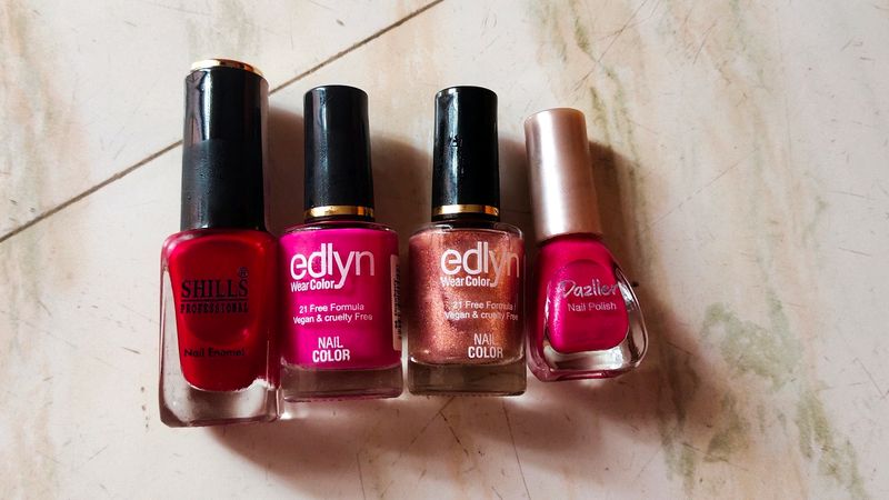 Four Colours Nail Polish