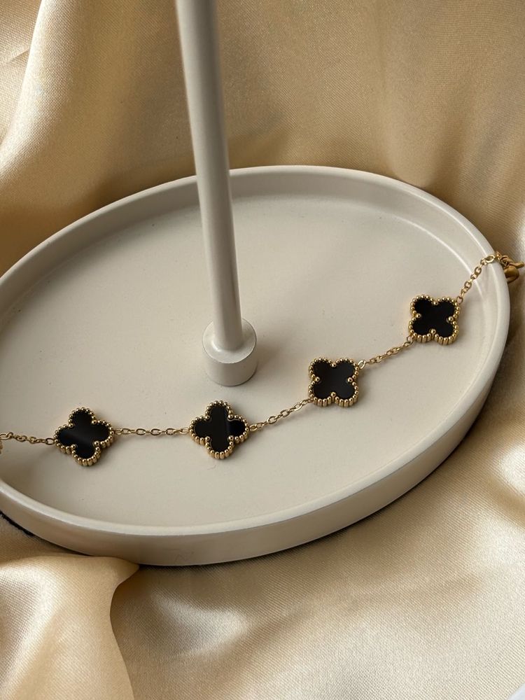 Black Clover Bracelet Anti-tarnish