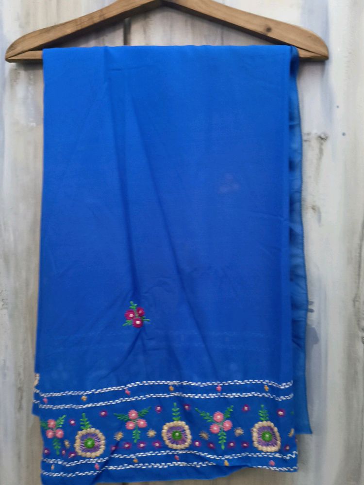 Royal Blue Saree