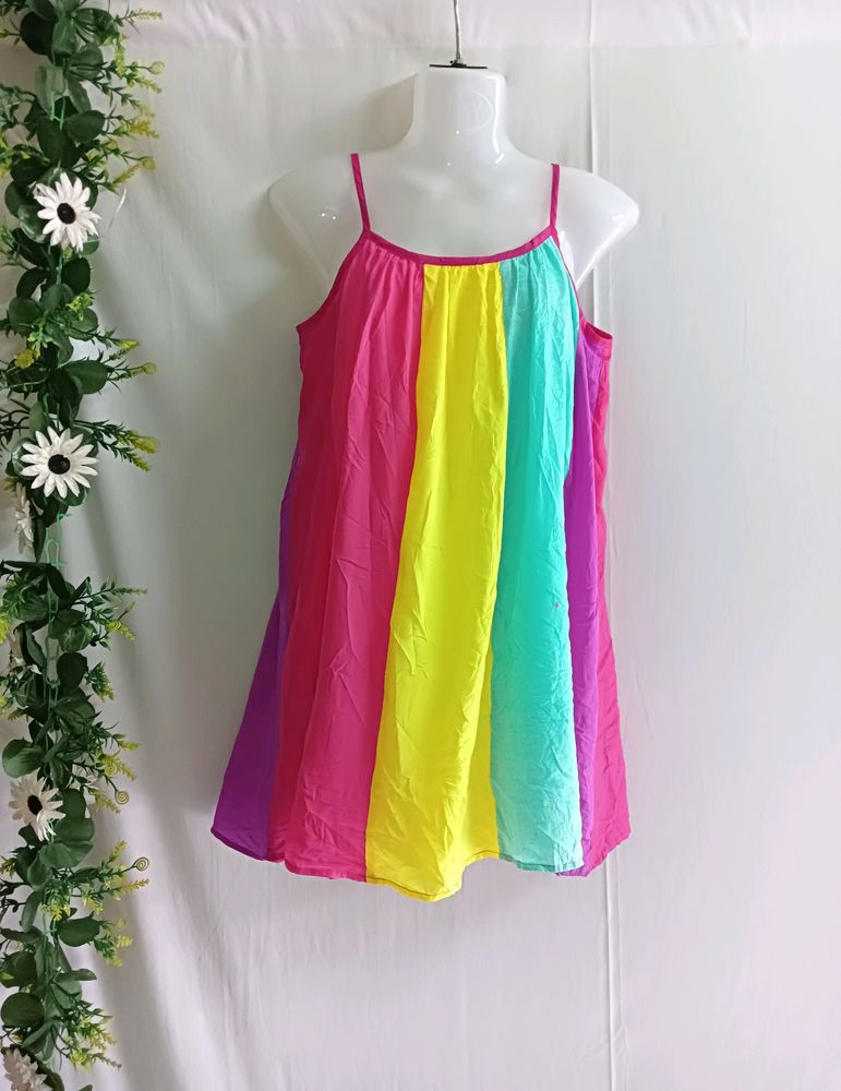 🎉50% OFF🎉Sunshine Colorblock Cami Dress