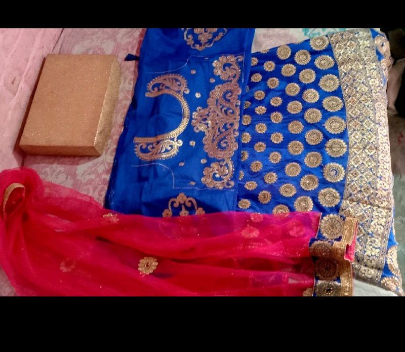 980 rs  Price Down Heavy Work Bridal Lehenga