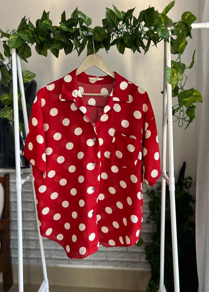 Vintage Polka Dot Shirt