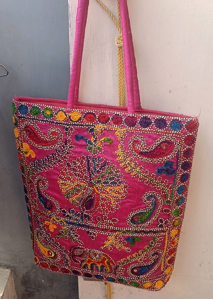 Brand New Without Tag Embroidery Bag