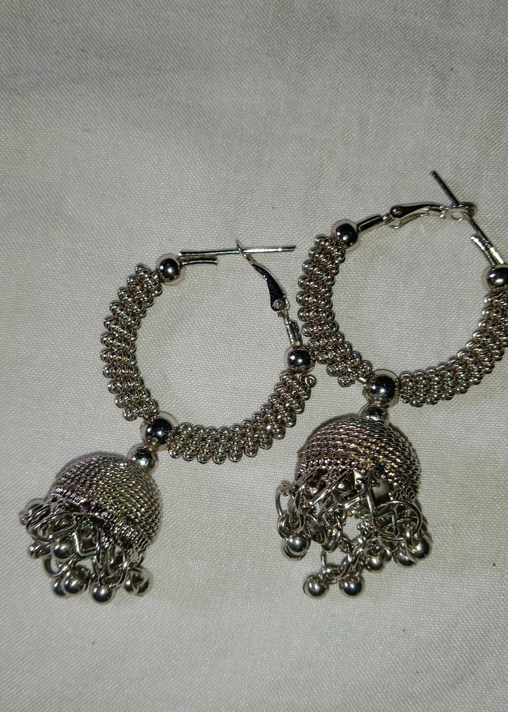 Stylish Silver Jumka For Women's !