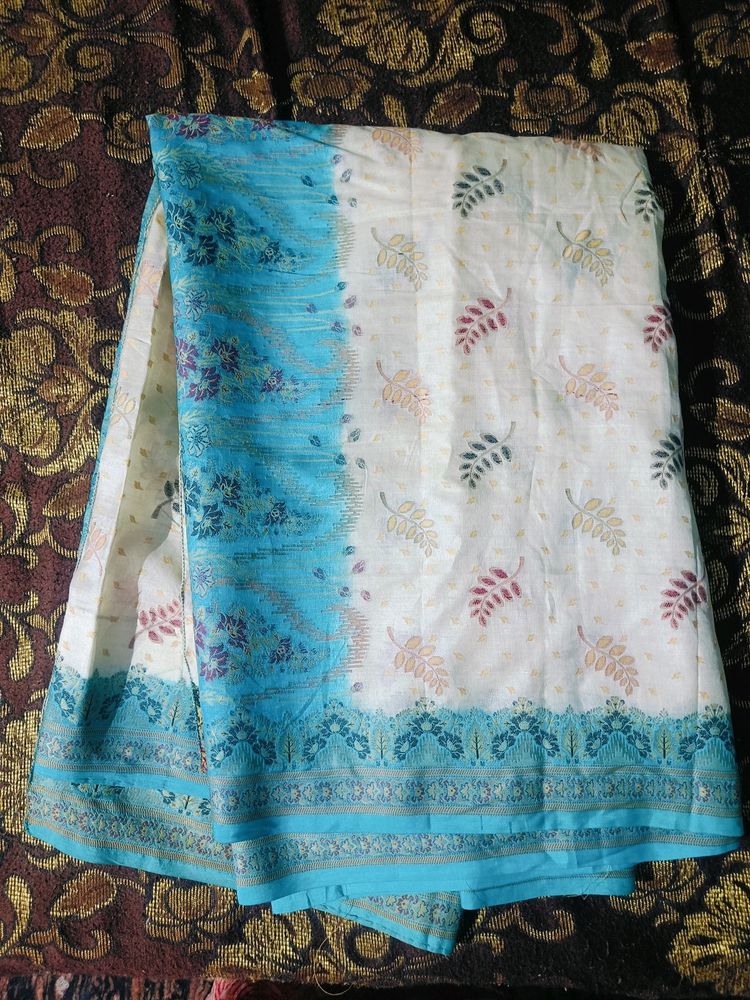 Beautiful Woven Pure Tussar Silk Saree