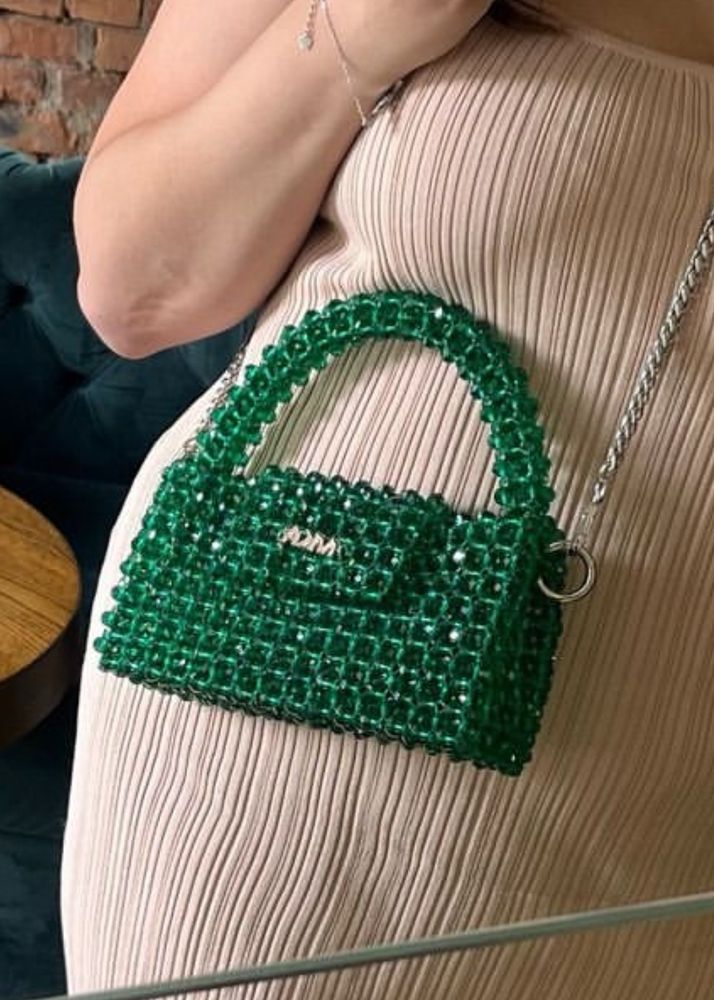 Green Crystal Bag💚💚