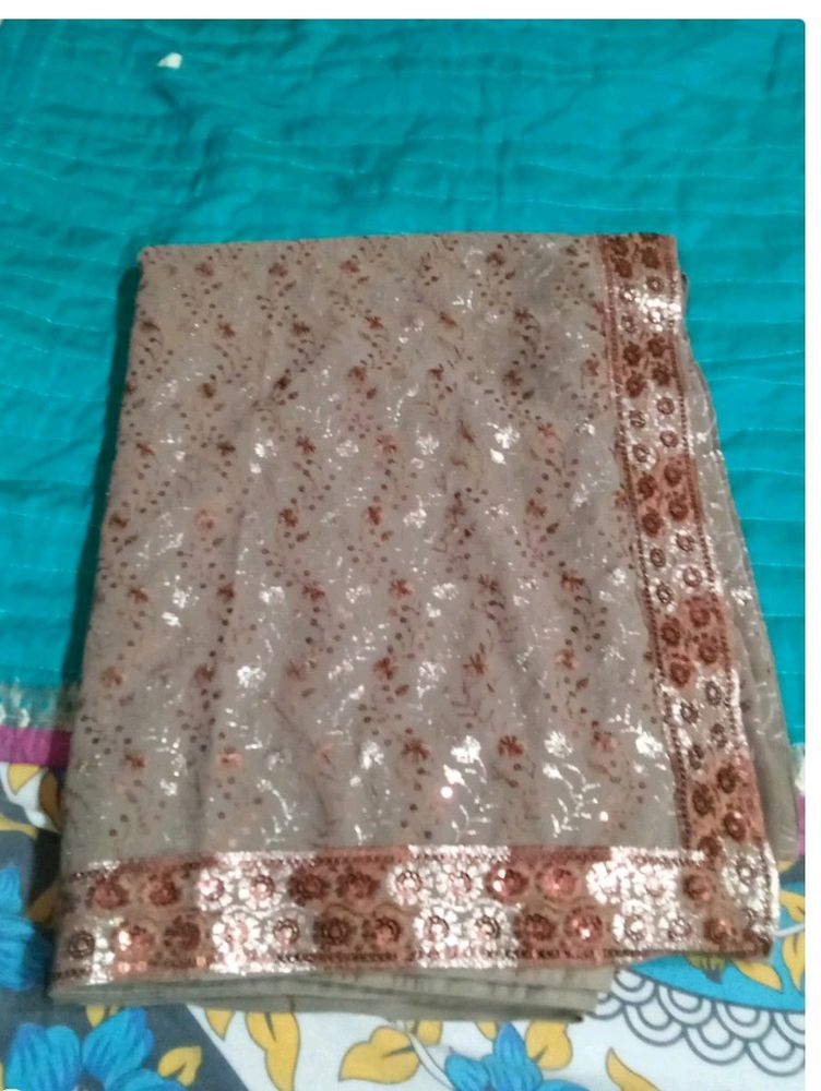 Full Embroidery Work Saree