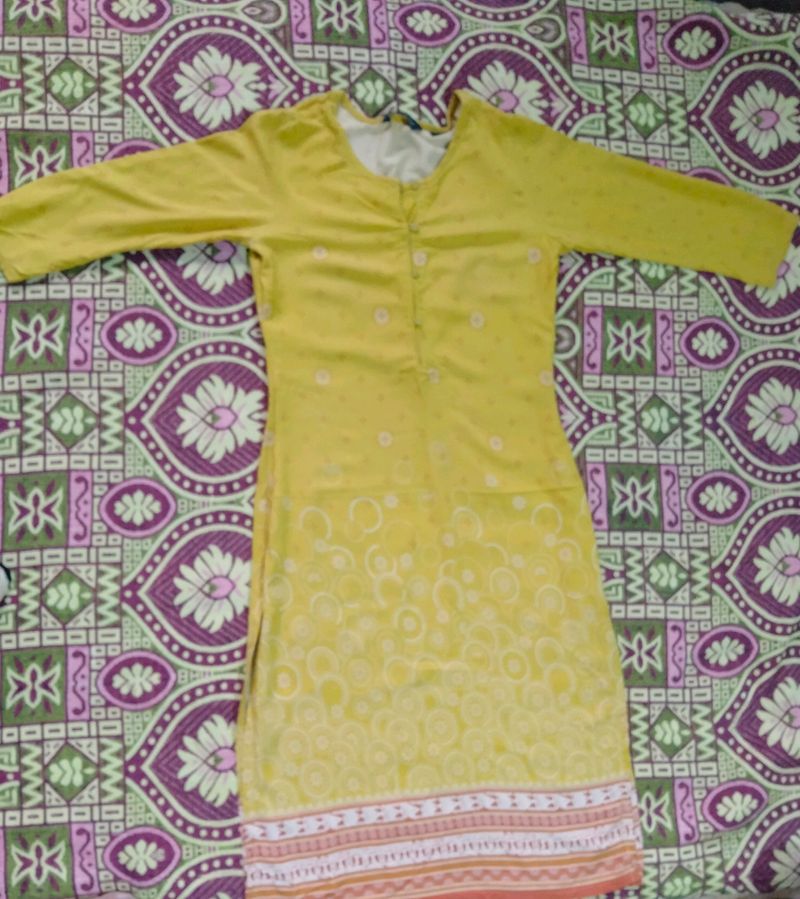 Yellow Kurti