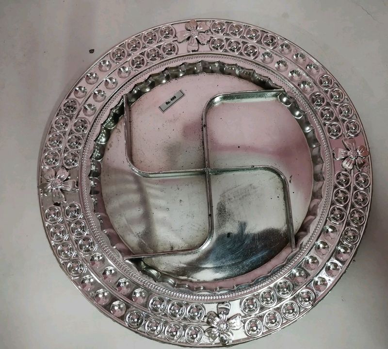 Silver Designer Tray