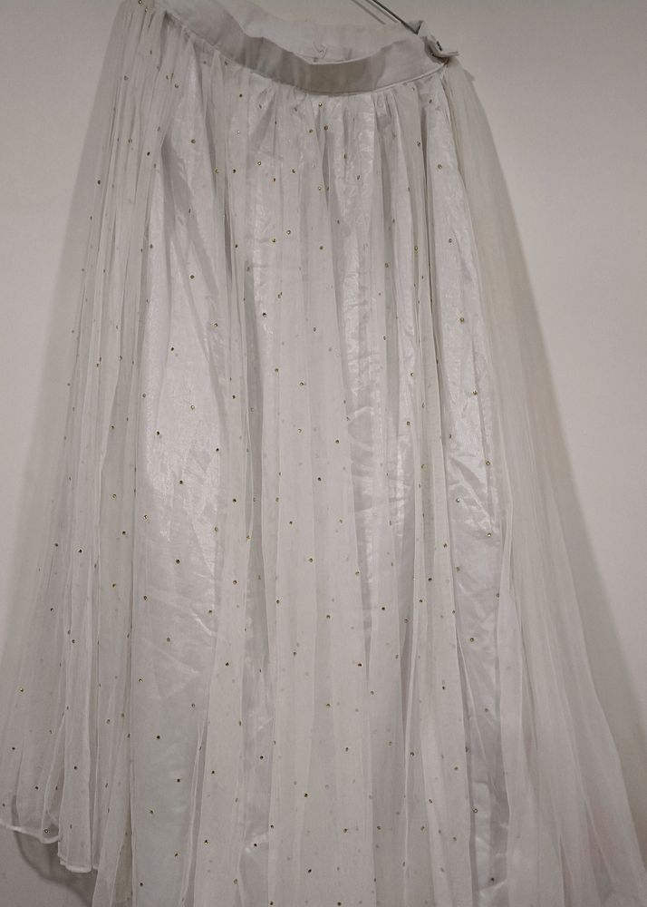 Princess White Festive Skirt