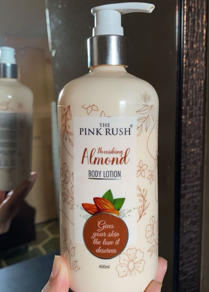 The Pink Rush Almond Body Lotion!