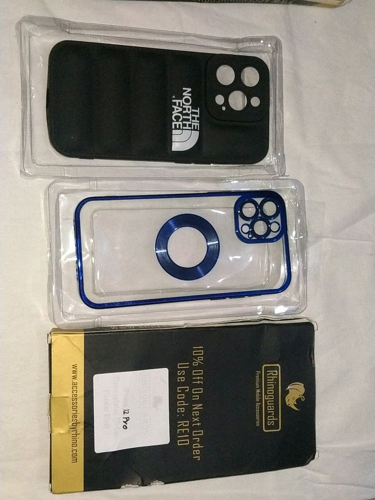 New With Tag Iphn 12 Pro 💙🖤 Cover