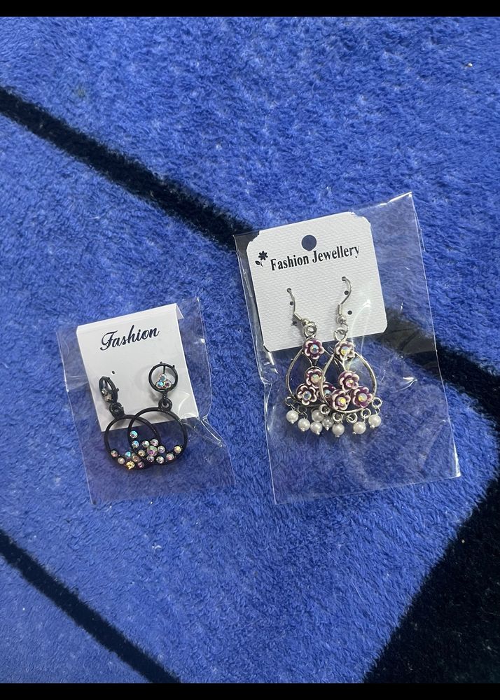 Set Of 2 Trendy Hanging Earings #119