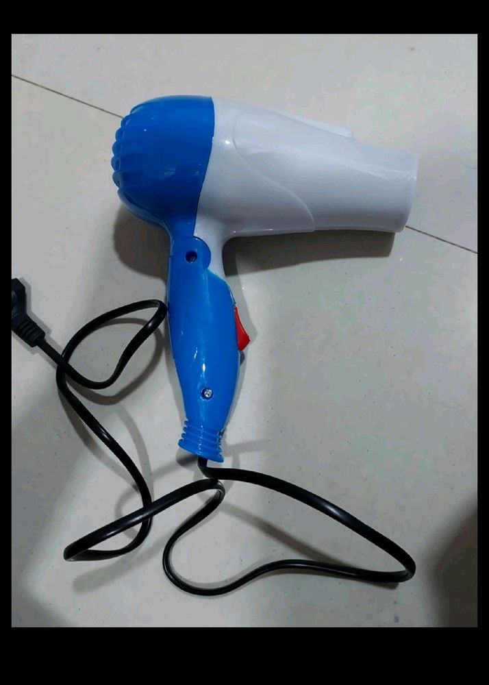 Shop Global Hair Dryer With 2 Speed Controllers 1000 W Hair Dryer (1000 W Blue) Hair Dryer (1000 W Hair Dryer,Blue,White) portable hair Dryer