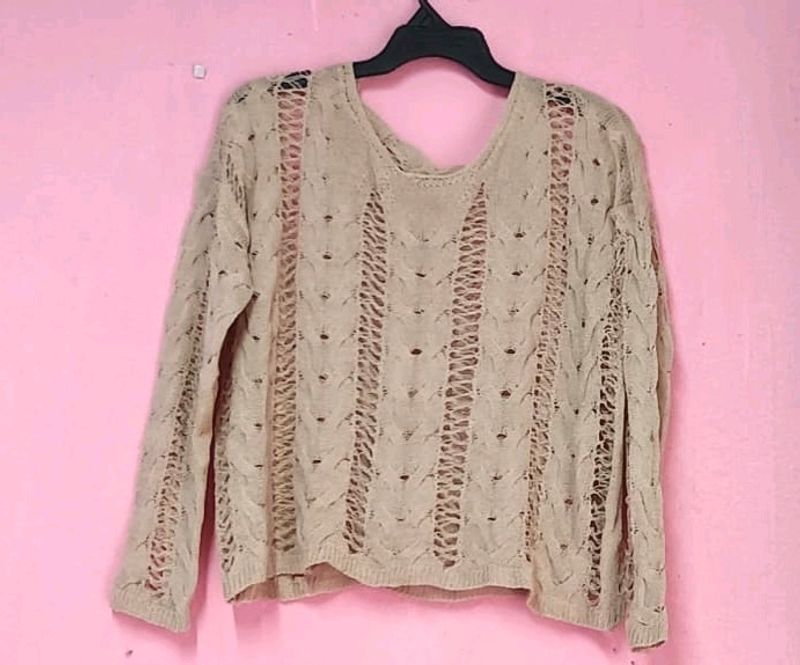 Crochet Woolen Top