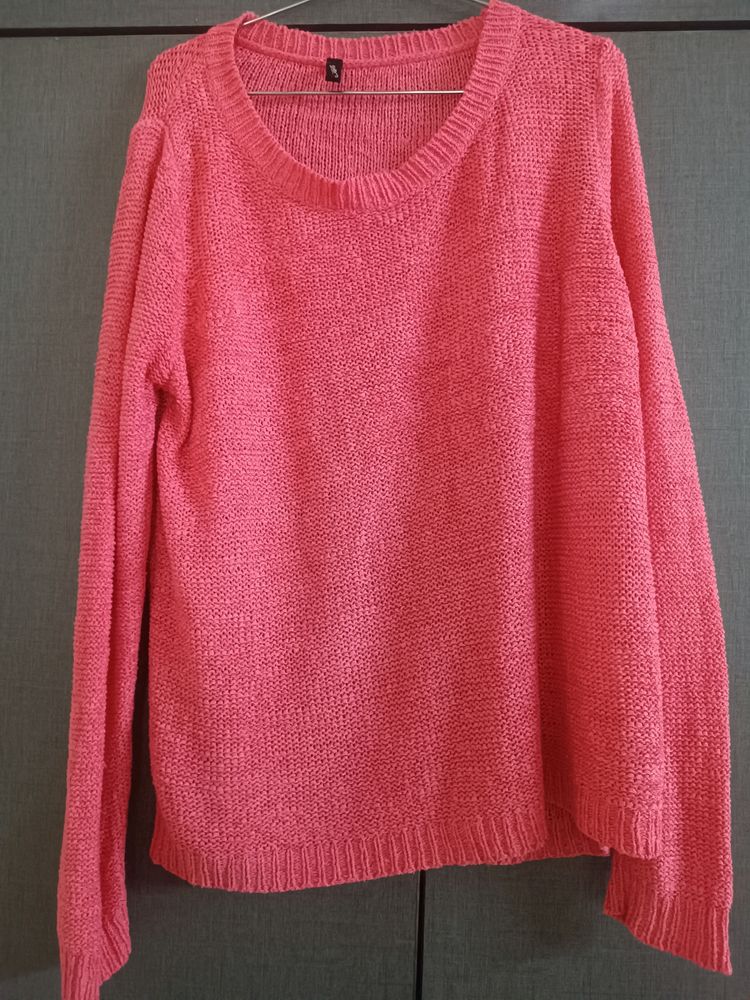 Rose Pink Wool Top