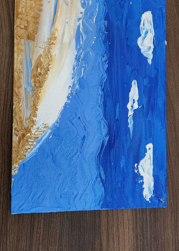 Handmade Texture Beach Art Piece