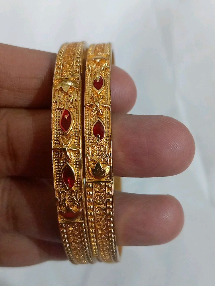 Beautiful Gold Plated Bangles