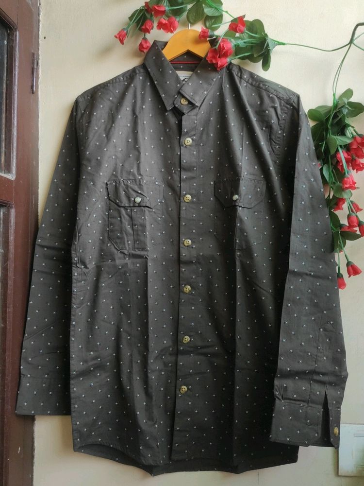 Brand New Olive Green Formal Or Casual Shirt