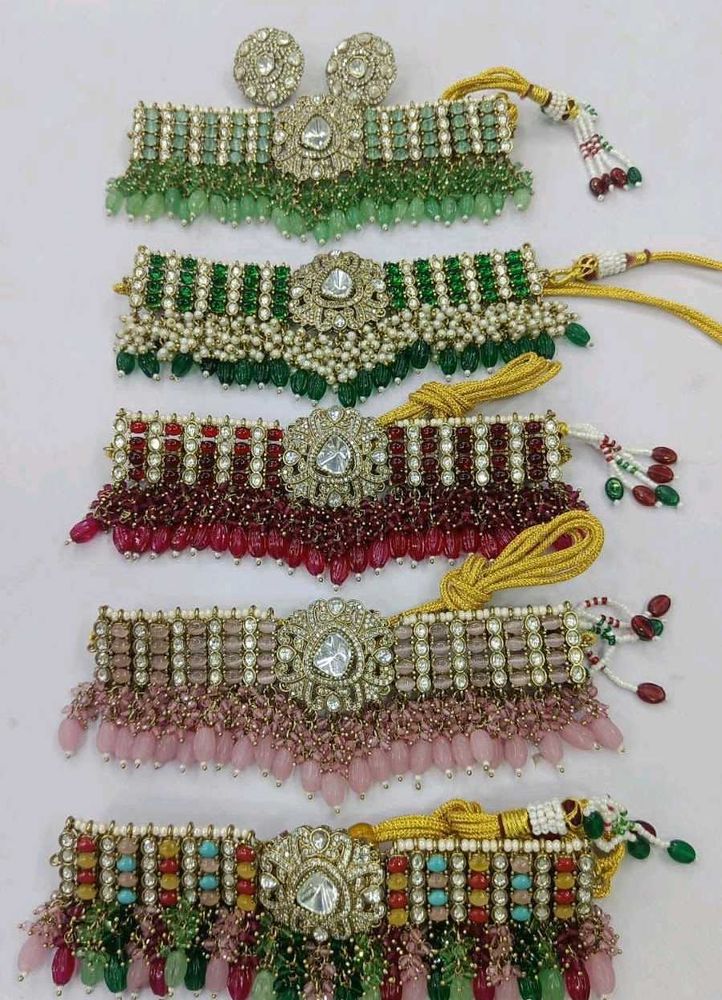 Polki Kundan Choker Set