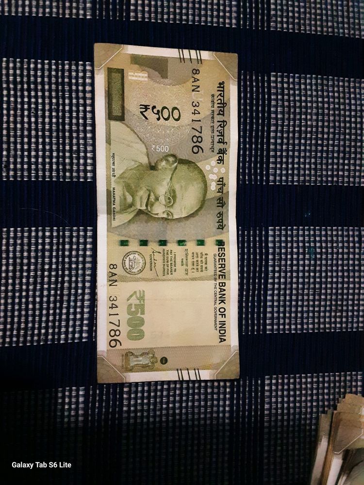 Lucky Number786 Number 500 Note