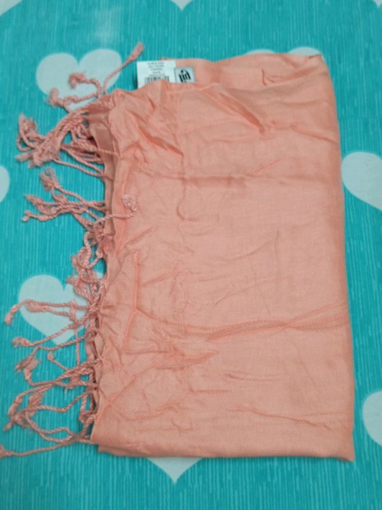 FIG Stole In Peach Colour