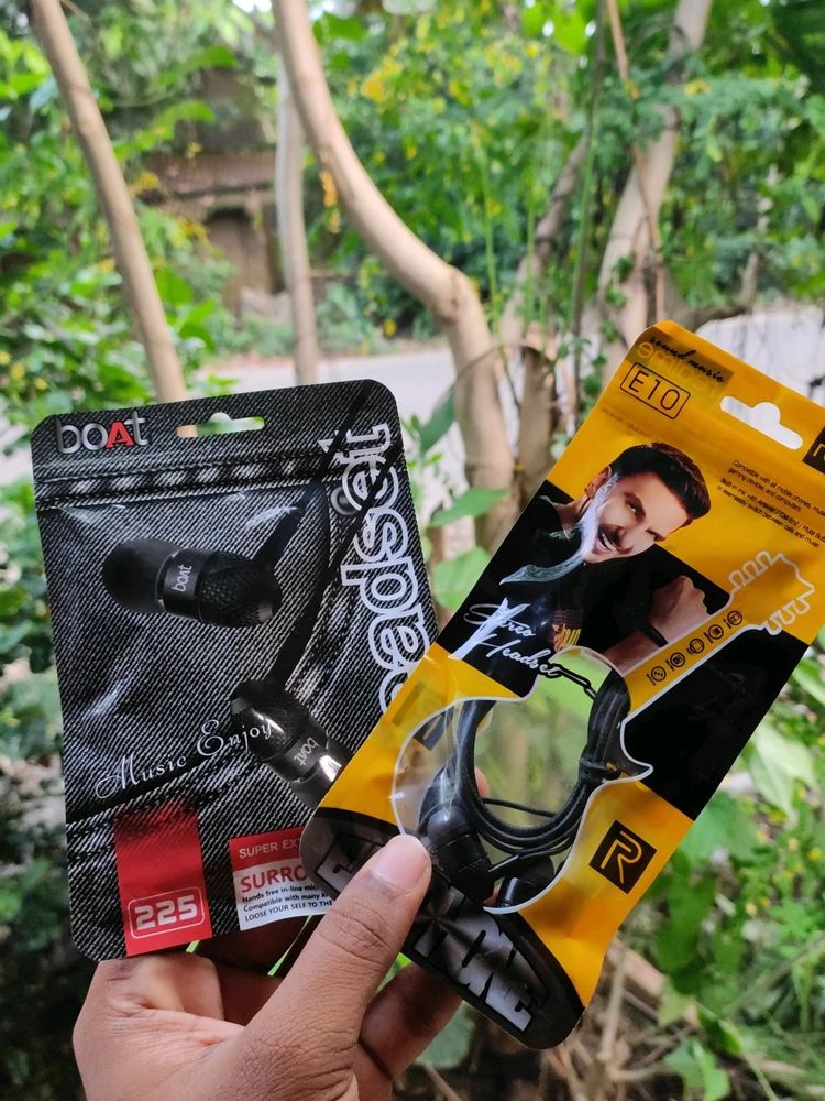 Brand New Realme and Boat Earphones (2)